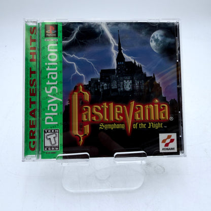PlayStation Castlevania Symphony of the Night Video Game Complete in Box