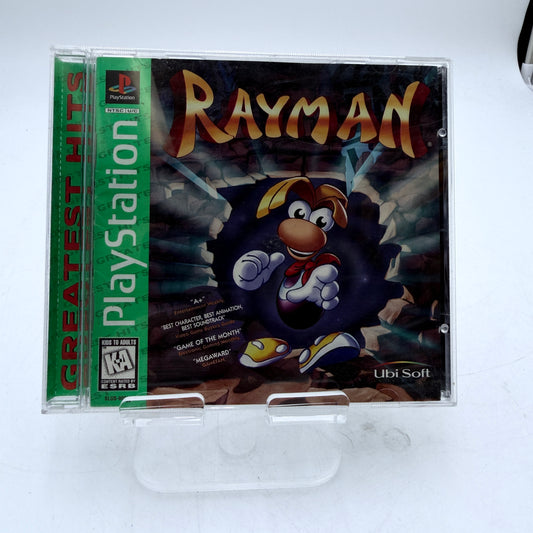 PlayStation Rayman Video Game Black Complete in Box
