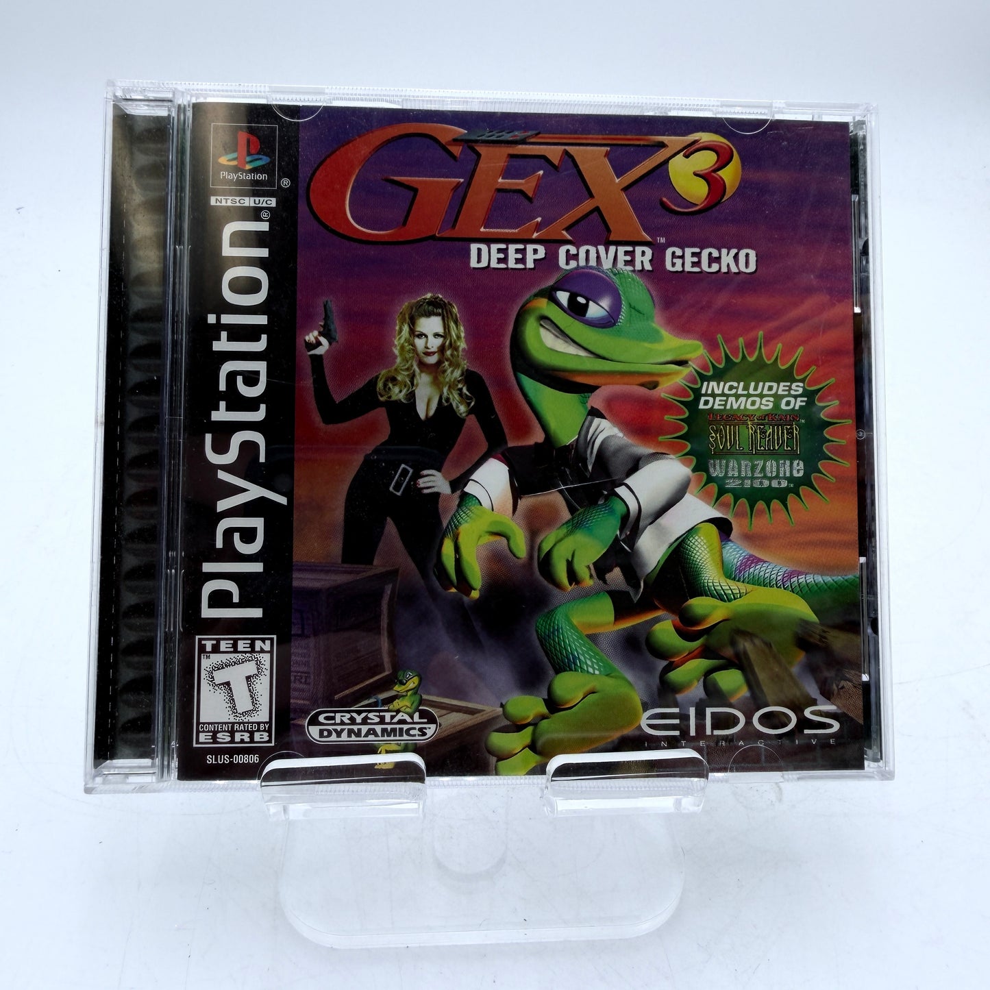 Gex 3 Deep Cover Gecko PlayStation Complete in Box