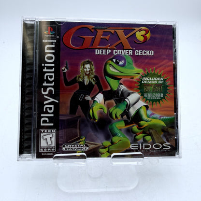 Gex 3 Deep Cover Gecko PlayStation Complete in Box