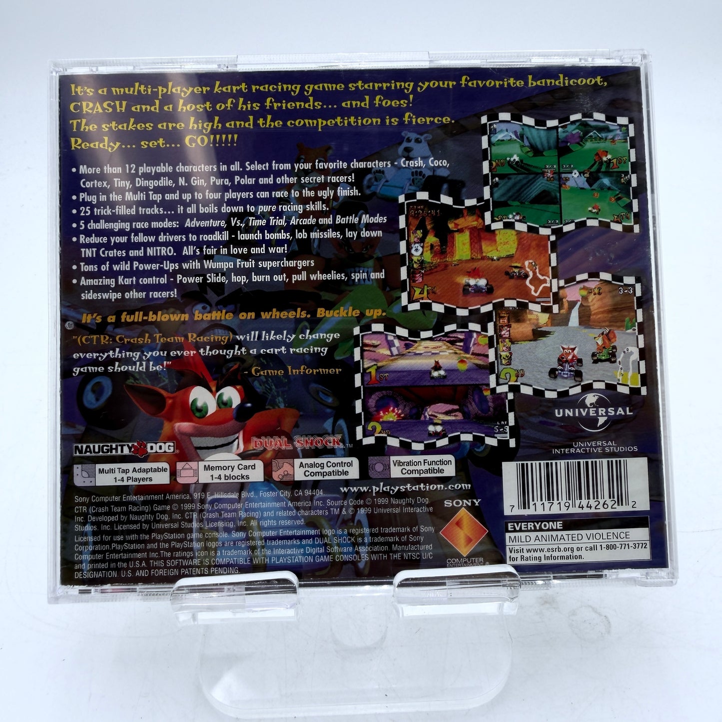 PS1 Crash Team Racing CTR CIB