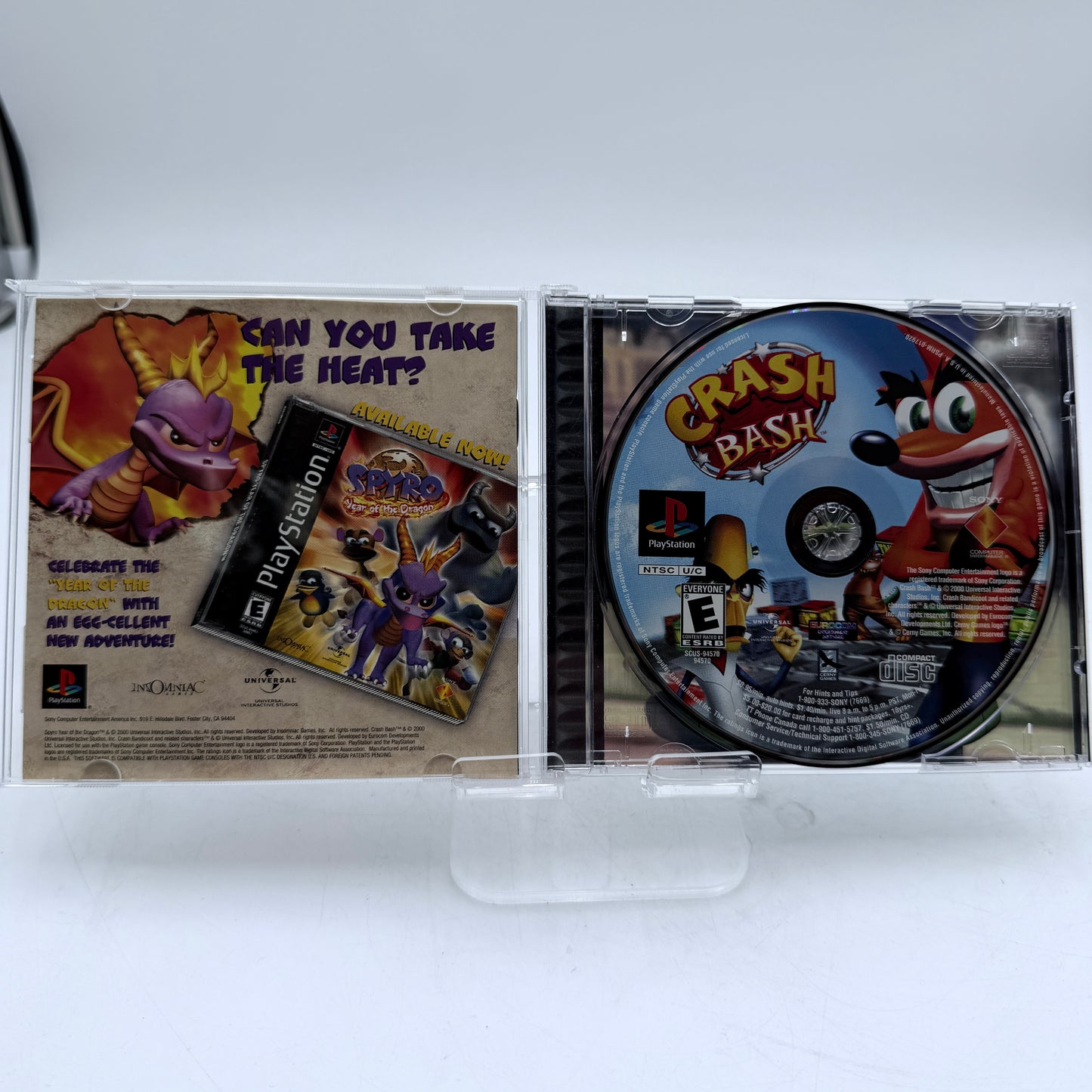 Crash Bash for PlayStation Video Game Complete in Box