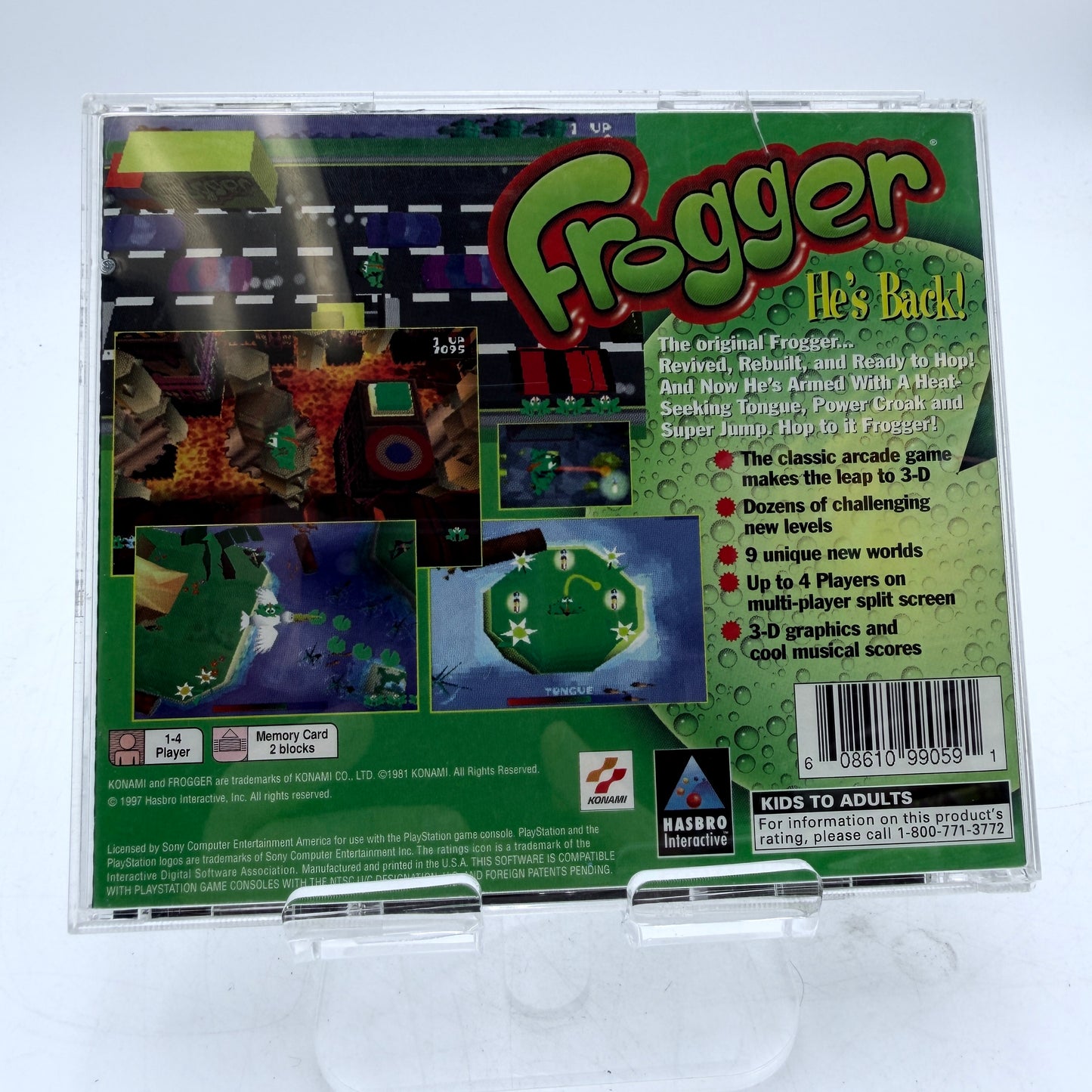 PlayStation Frogger Video Game Complete in Box
