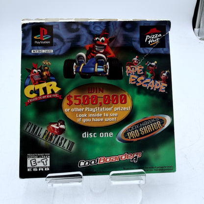 PlayStation Pizza Hut Demo Disc One Complete Sony PS1 Demo Disc