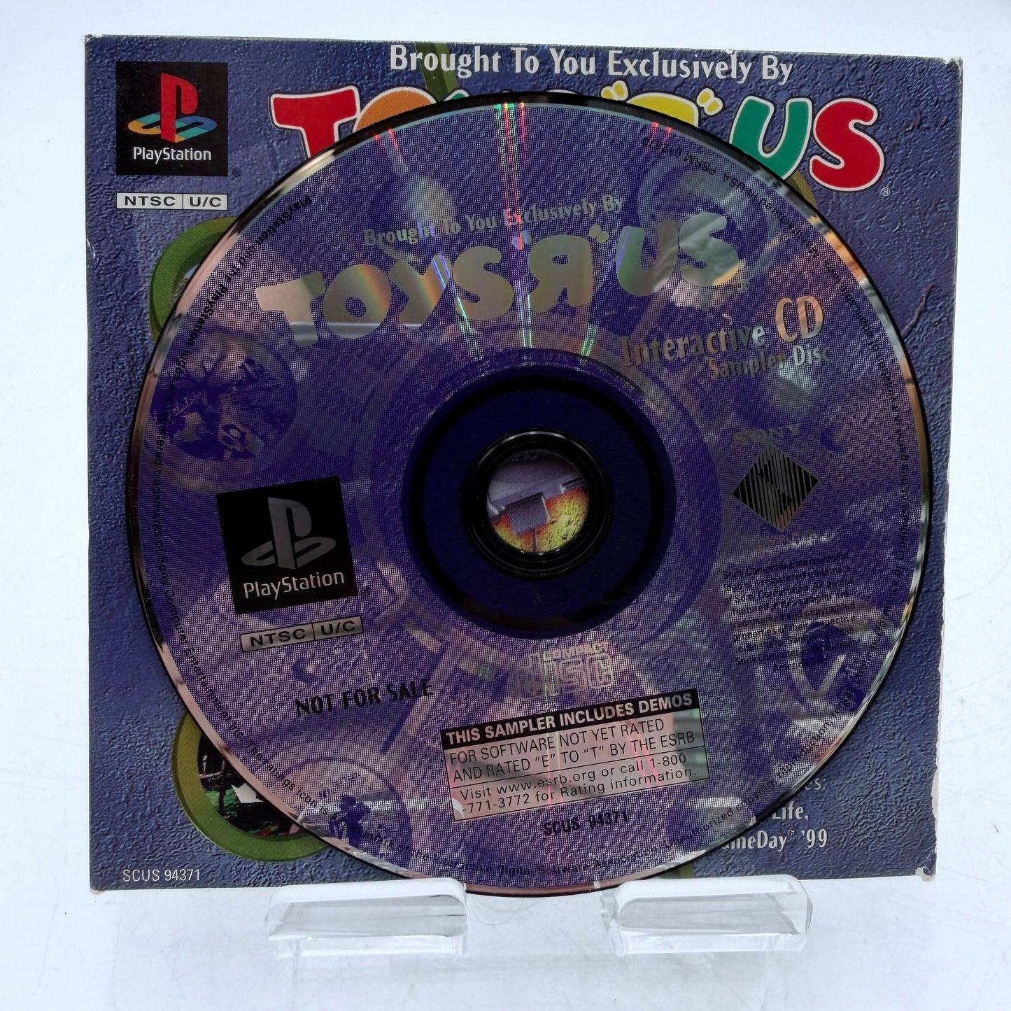 Toys R Us PlayStation 1 PS1 Interactive CD Sampler Disc