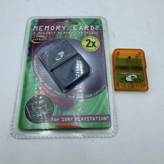 Sony PlayStation 1 Nyko Memory Cards 2-Pack