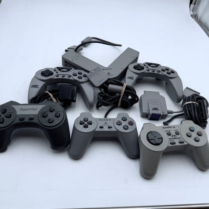 Sony PS1 Controller Lot OEM Wireless Multitap GamePads