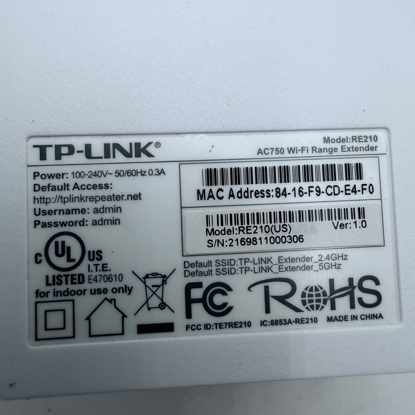 TP-Link AC750 Gigabit Wi-Fi Range Extender