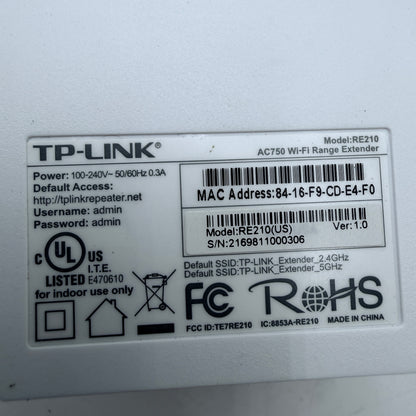 TP-Link AC750 Gigabit Wi-Fi Range Extender