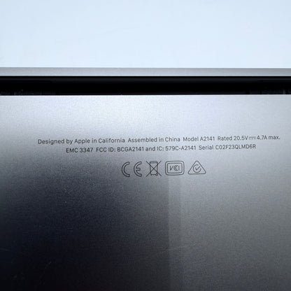 Apple MacBook Pro 16-inch A2141 2019 Core i7 64GB 512GB Space Gray Laptop