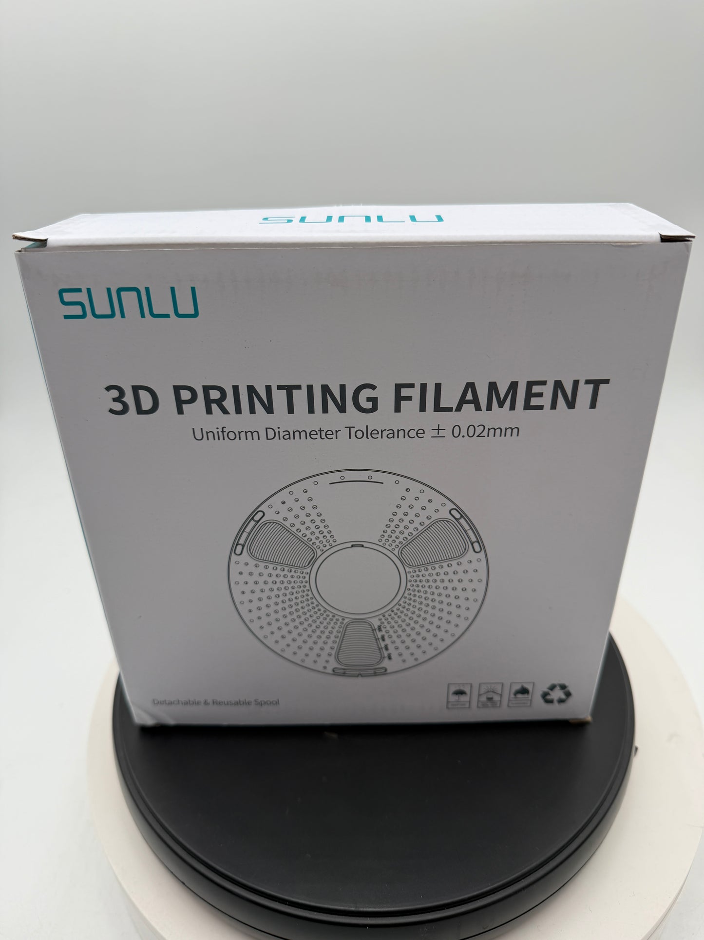 SUNLU 1.75mm PLA Filament 1KG in Pure Yellow
