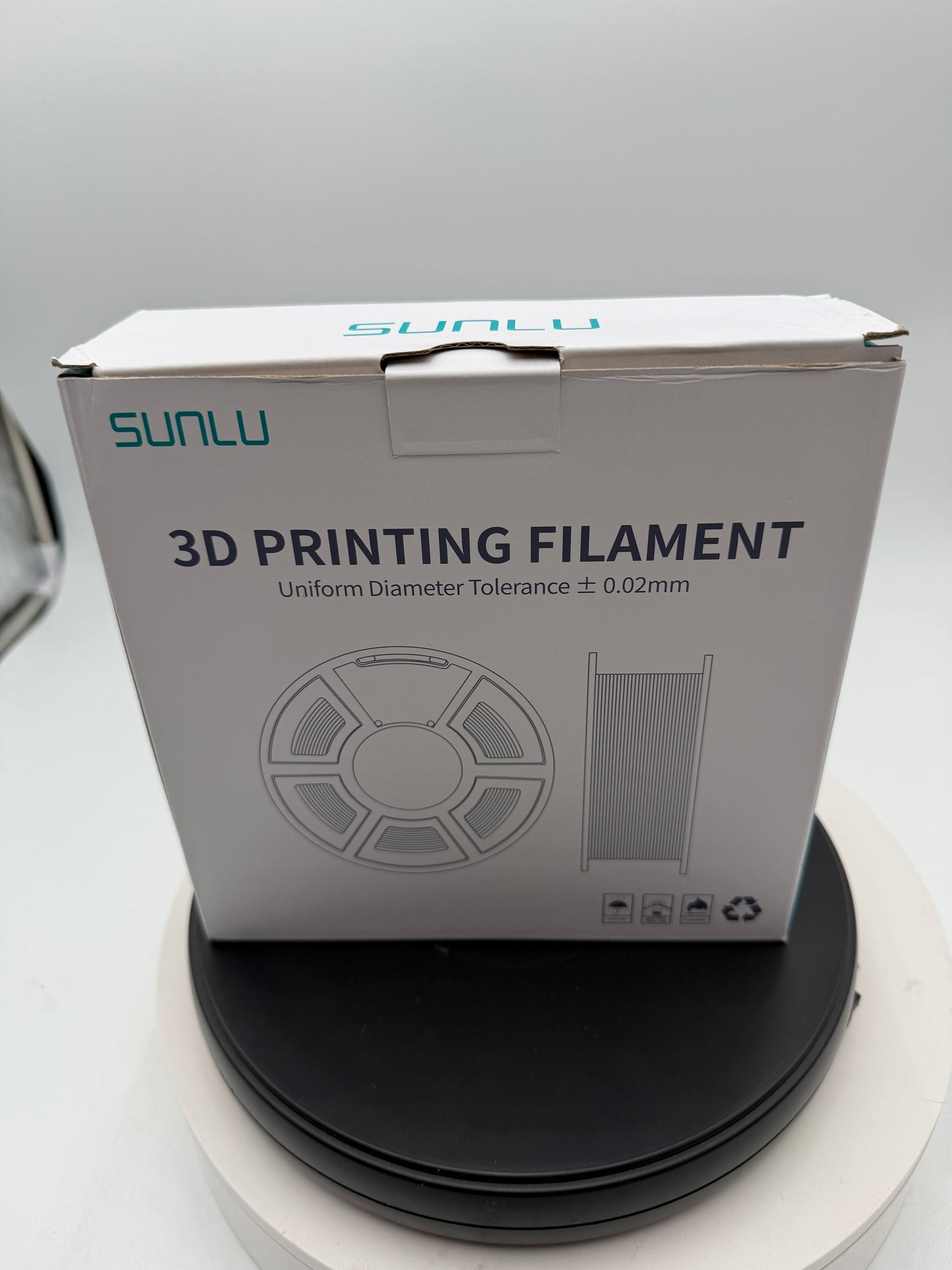 SUNLU 1.75mm PLA Filament 1KG Transparent Blue - New In Box