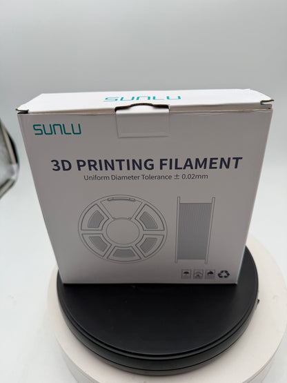 SUNLU 1.75mm PLA Filament 1KG Transparent Blue - New In Box