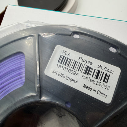 SUNLU 1.75mm PLA Filament 1KG Purple - New in Box