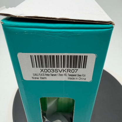 FL02-45109 SUNLU 1.75mm PLA Filament 1KG Transparent Green