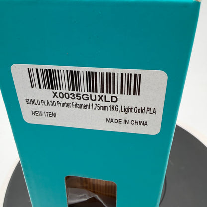 SUNLU 1.75mm PLA Filament 1KG Light Gold