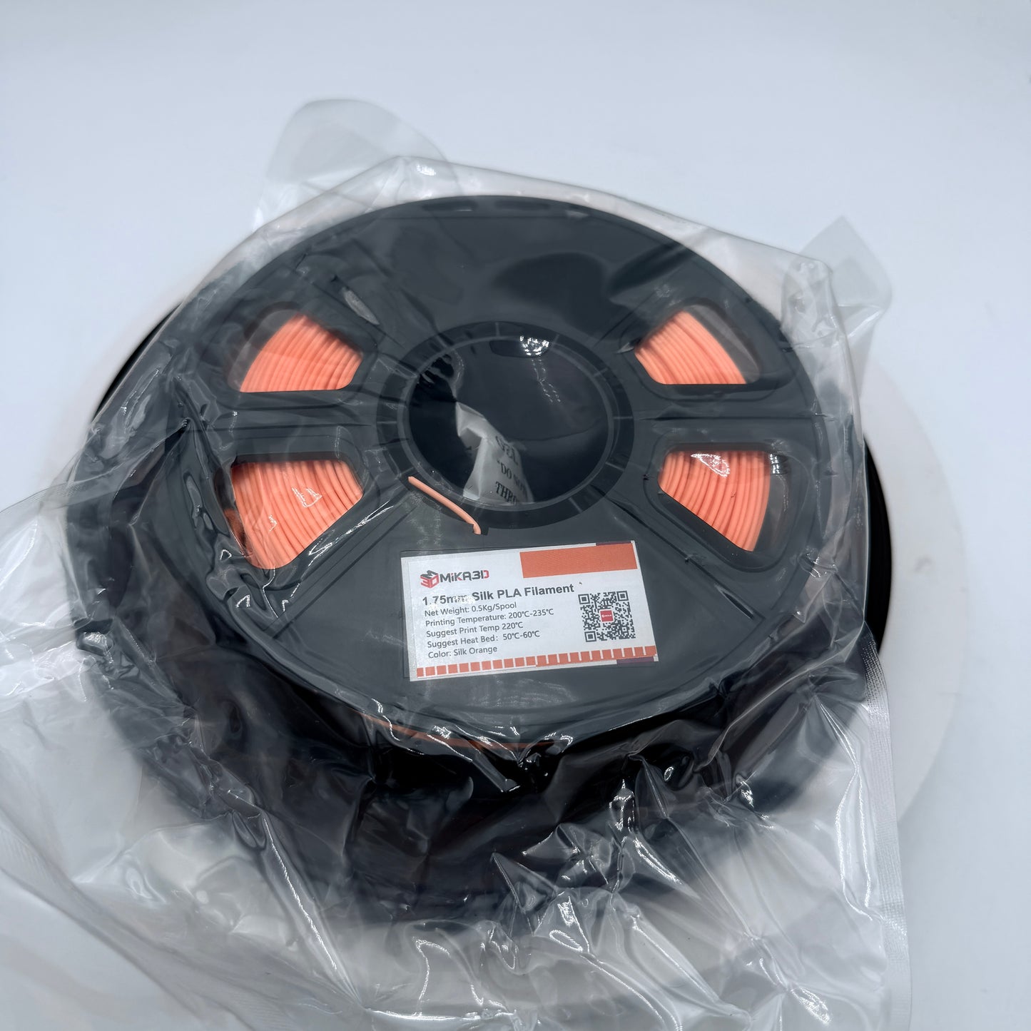 MiKA3D 1.75mm Silk PLA Filament Silk Orange