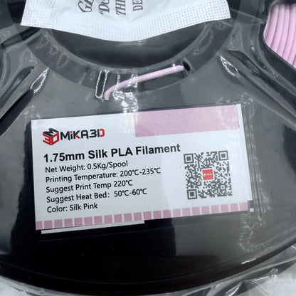 MiKA3D 1.75mm Silk Filament Silk Pink