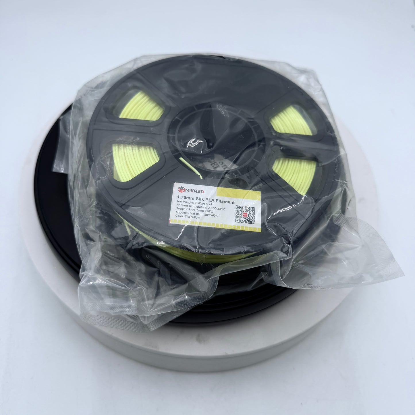 MiKA3D 1.75mm Silk PLA Filament Silk Yellow