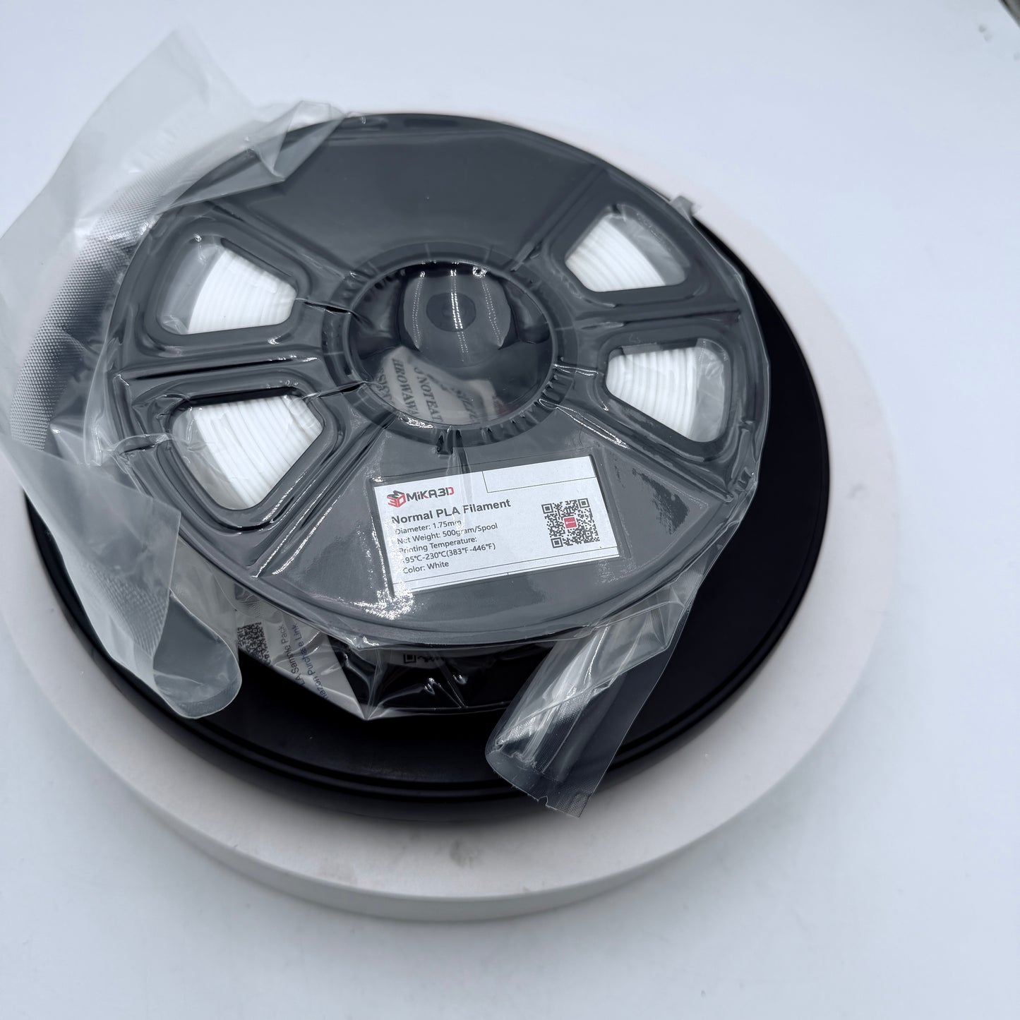MiKA3D Normal PLA Filament 1.75mm White