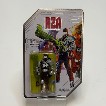 Super7 RZA as Bobby Digital Reaction Figure 1st Edition Silver Card Collectible Figure