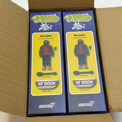 Super7 MF DOOM Wave 2 MM..FOOD ReAction Figure & Cereal Bowl Set