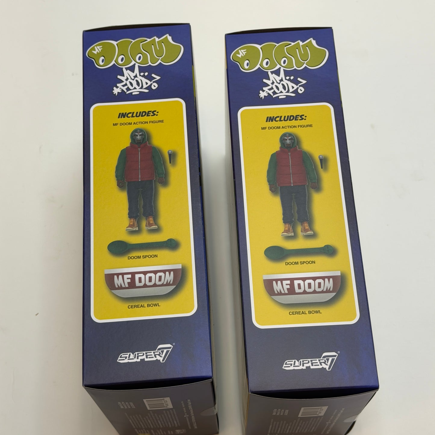 Super7 MF DOOM Wave 2 MM..FOOD ReAction Figure & Cereal Bowl Set
