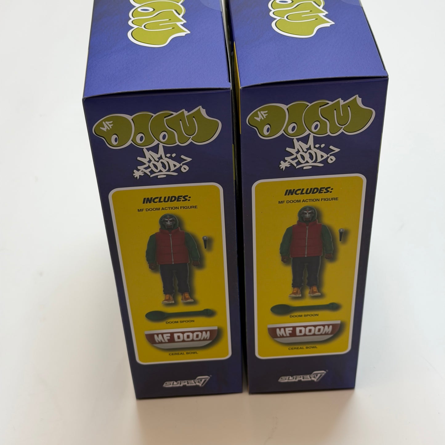 Super7 MF DOOM Wave 2 MM..FOOD ReAction Figure & Cereal Bowl Set
