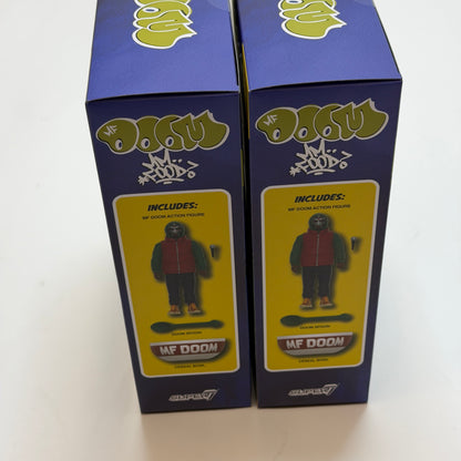 Super7 MF DOOM Wave 2 MM..FOOD ReAction Figure & Cereal Bowl Set