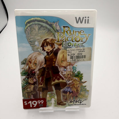 Wii Rune Factory: Frontier Used Video Game Complete w/ Case, Manual & Inserts CIB