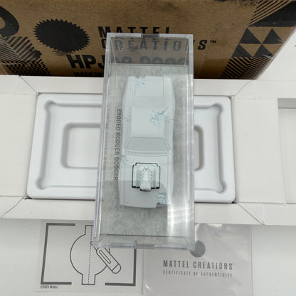 Mattel Creations Hot Wheels x Daniel Arsham Eroded Rodger Dodger HPJ28-9993 Silver Collectible