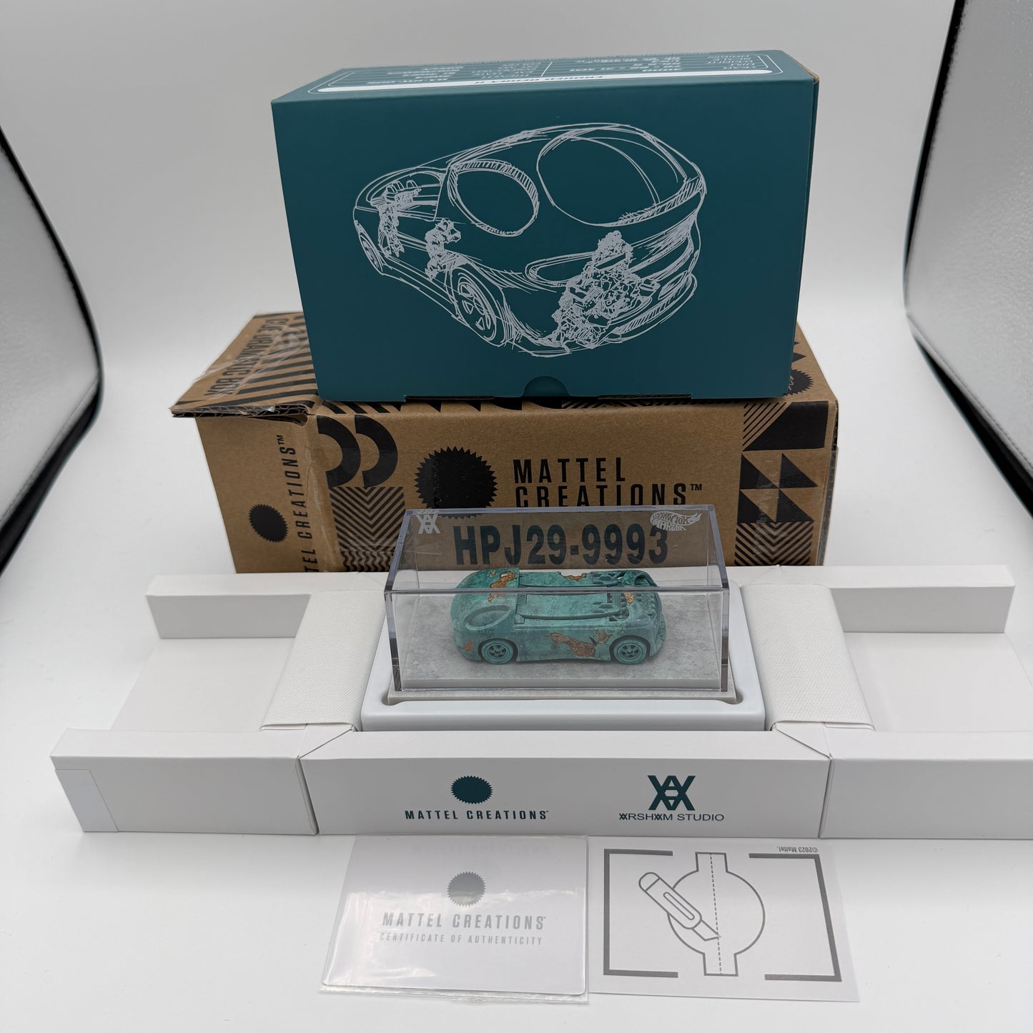 Mattel Creations Hot Wheels x Daniel Arsham Eroded Deora II HPJ29-9993