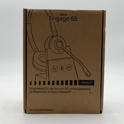 Jabra Engage 65 Stereo UC Wireless Headset System w Base