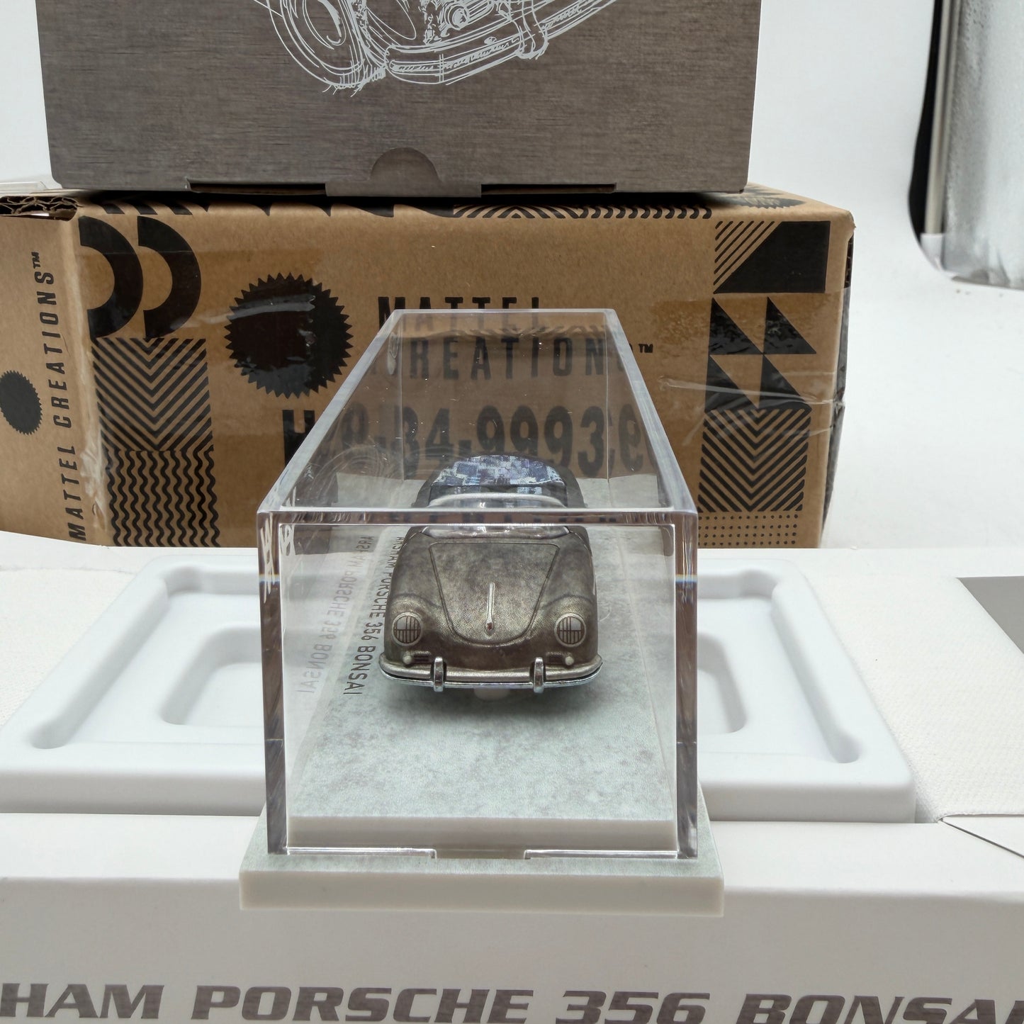 Mattel Creations Hot Wheels x Daniel Arsham Eroded Porsche 356 Bonsai HPJ34-9993