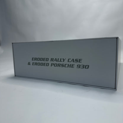 Mattel Creations Hot Wheels x Daniel Arsham Eroded Porsche 930 & Rally Case