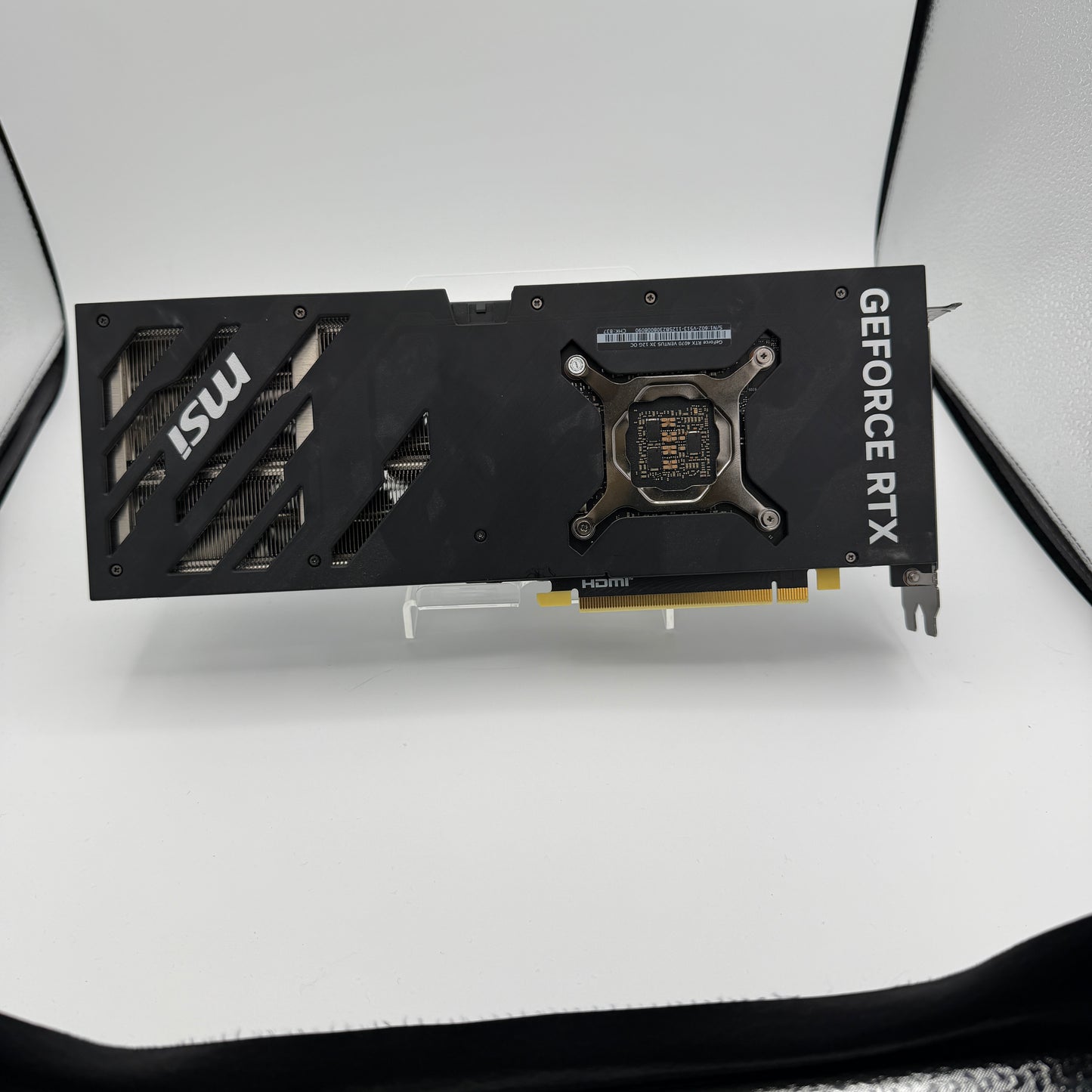 MSI GeForce RTX 4070 VENTUS 3X OC 12GB GDDR6X Graphics Card - Silver