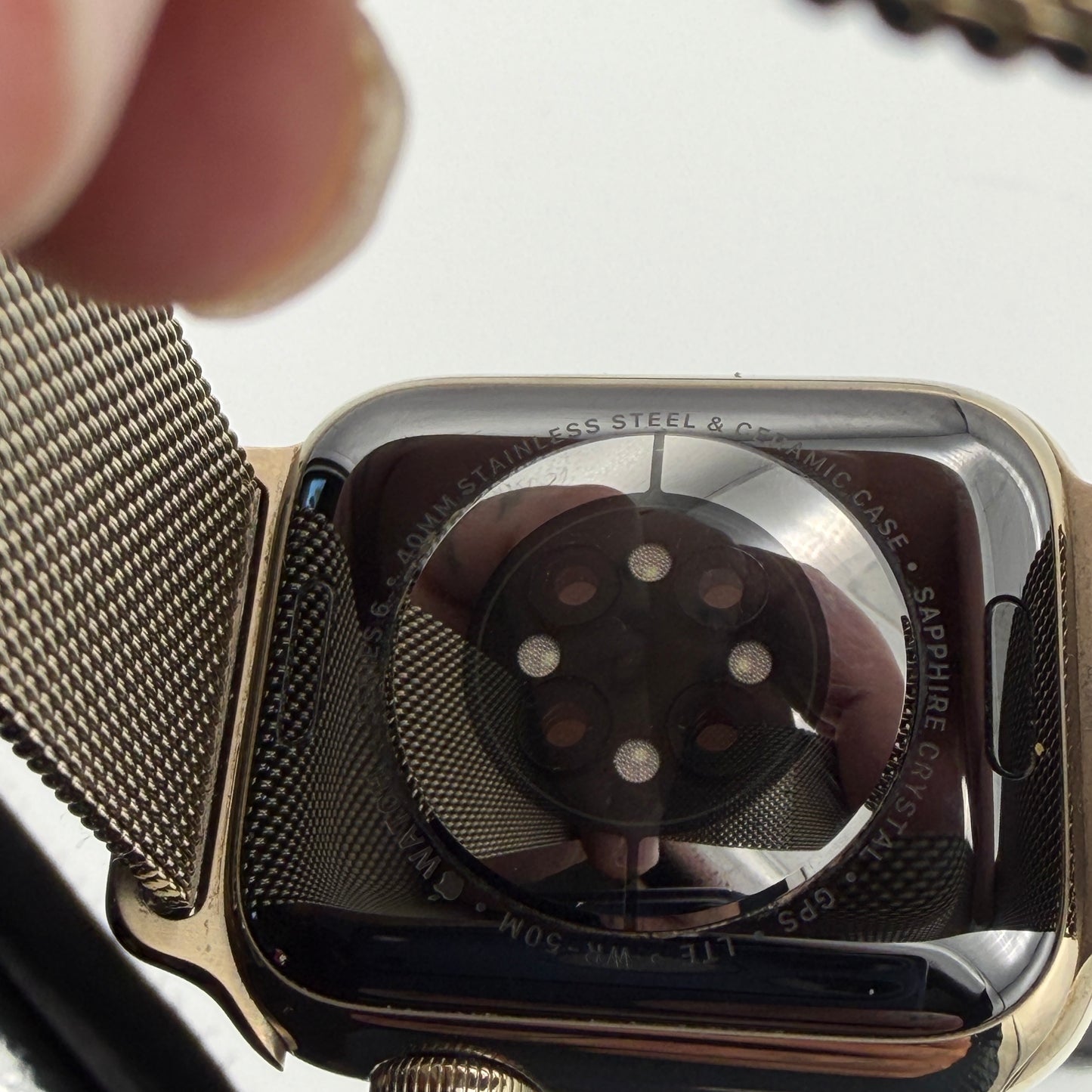 Apple Watch Series 6 Cellular A2293 40mm Gold Stainless Steel 96% BH