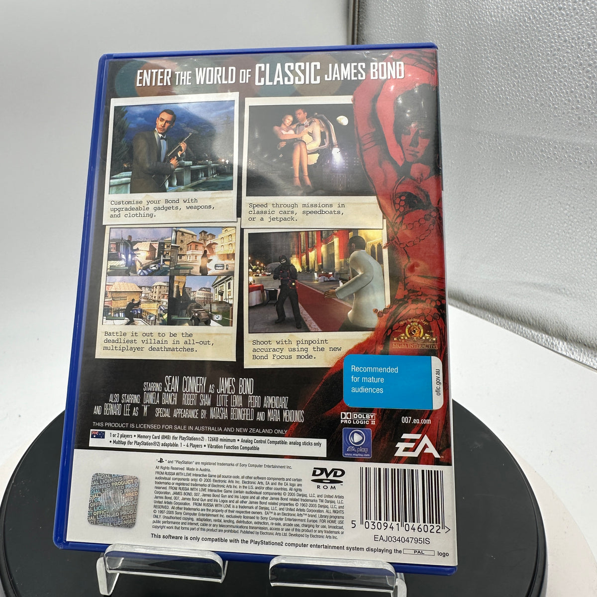 James Bond 007 From Russia With Love PlayStation 2 PS2 PAL Used Black Complete