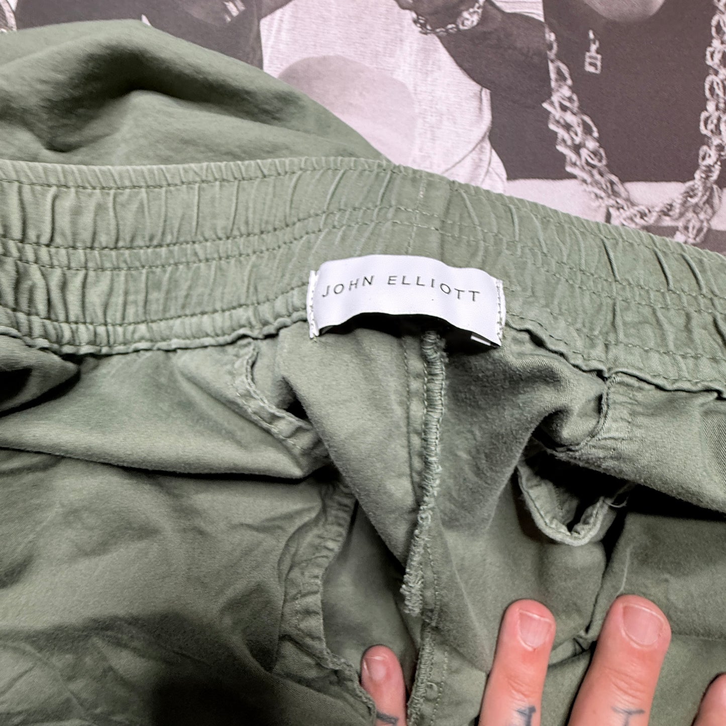 John Elliot Deck Cargo Pants Olive Green size XXL