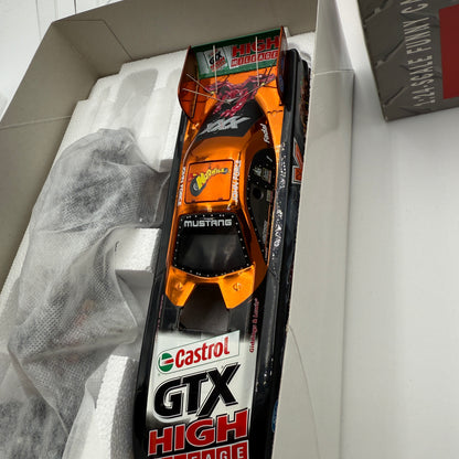 Action Racing John Force Castrol GTX High Mileage / Norwalk 2003 Mustang Funny Car 1:24 Diecast Collectible