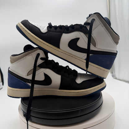Jordan 1 SE Mid Royal Black Toe Sneakers - Size 11