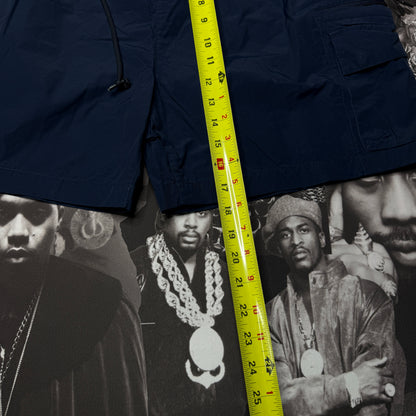 Kith Nylon Cargo Shorts w/ Zip Pockets Sz XL Navy