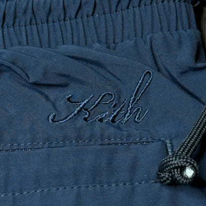 Kith Nylon Cargo Shorts w/ Zip Pockets Sz XL Navy