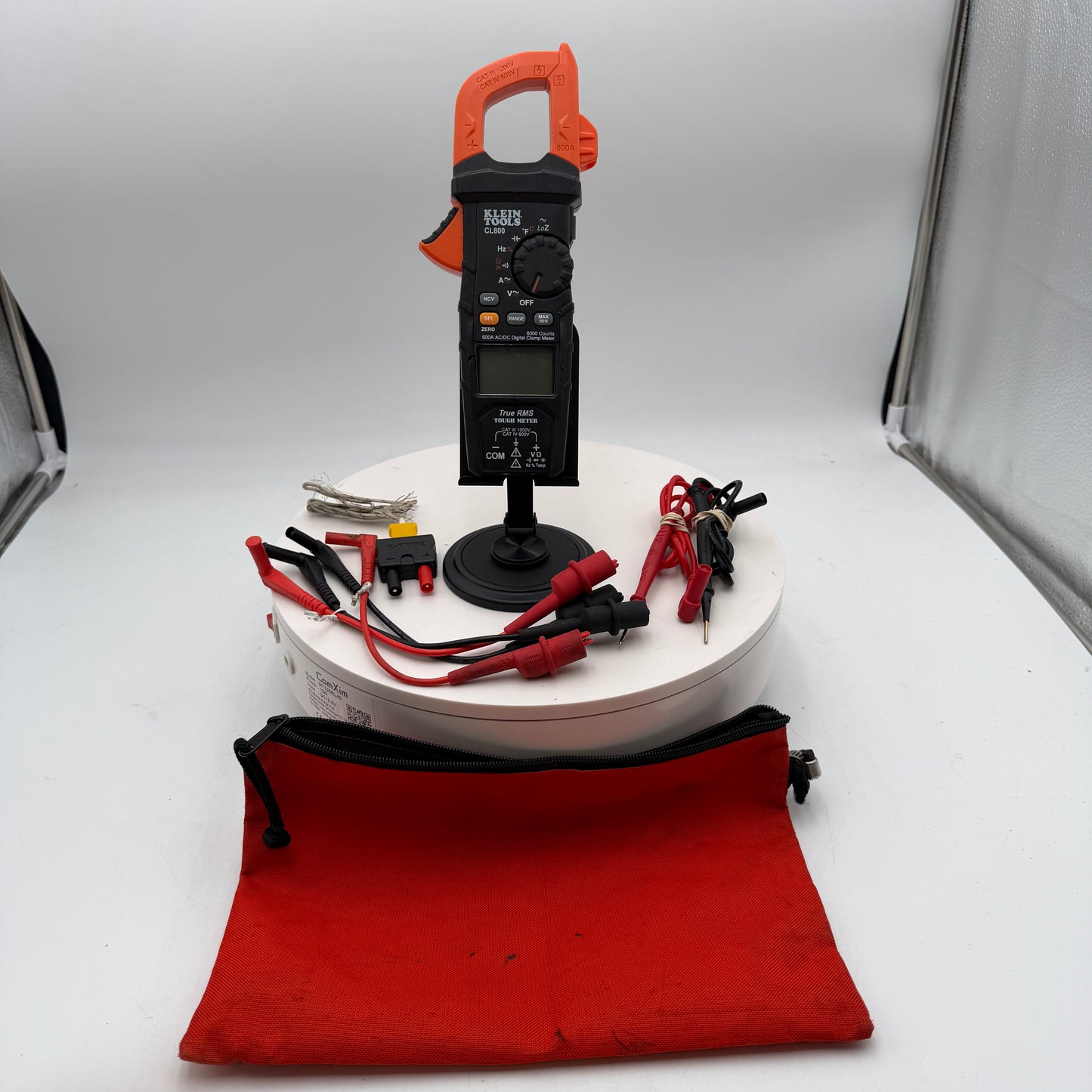 Klein Tools CL800 TRMS Clamp Meter with Accessories