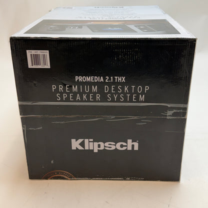 Klipsch Promedia 2.1 THX Premium Desktop Speaker System Black New In Box