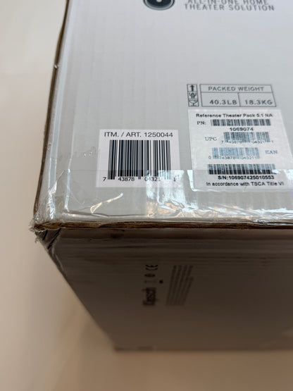 Klipsch Reference Theater Pack 5.1 System Black New In Box