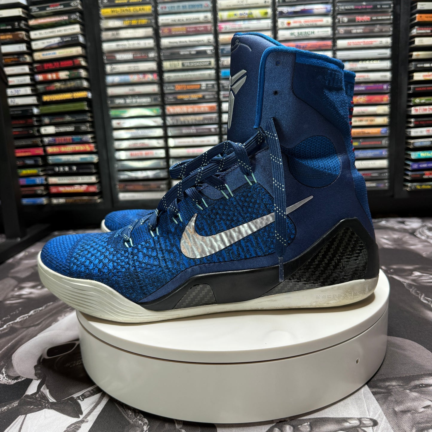 Kobe IX Elite Brave Blue/Metallic Silver Size 13 630847-404