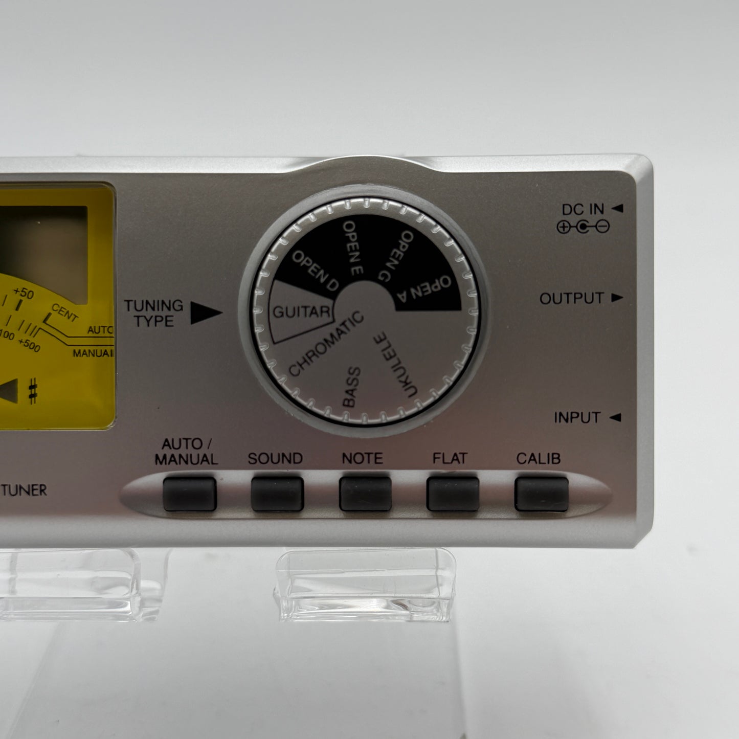 Korg Vintage Guitar/Bass Chromatic Tuner GT-12 Silver New In Box