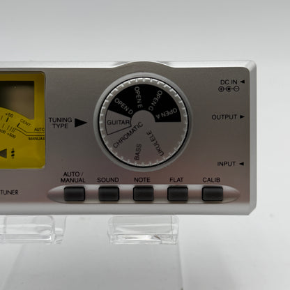 Korg Vintage Guitar/Bass Chromatic Tuner GT-12 Silver New In Box