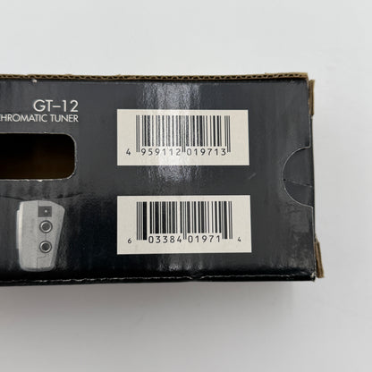 Korg Vintage Guitar/Bass Chromatic Tuner GT-12 Silver New In Box